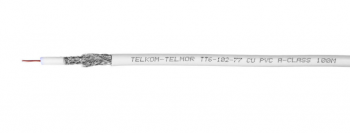 Przewód koncentryczny TT6 Cu 100 TRISHIELD 75 Ohm, 100 m, żyła 1,02 mm, zgodny z wymaganiami MTBiGM